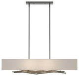 Brindille Pendant - Natural Iron Finish - Flax Shade