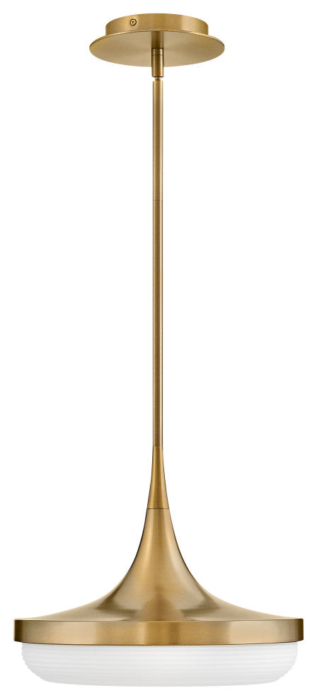Fredrick Ramond Elsa Medium Led Convertible Pendant, Lacquered Brass