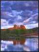 Cathedral Rock Reflected In Oak Creek At Red Rock Crossing, Arizona, 24"x32"