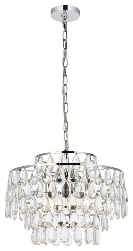 Murphy 18" Pendant, Chrome