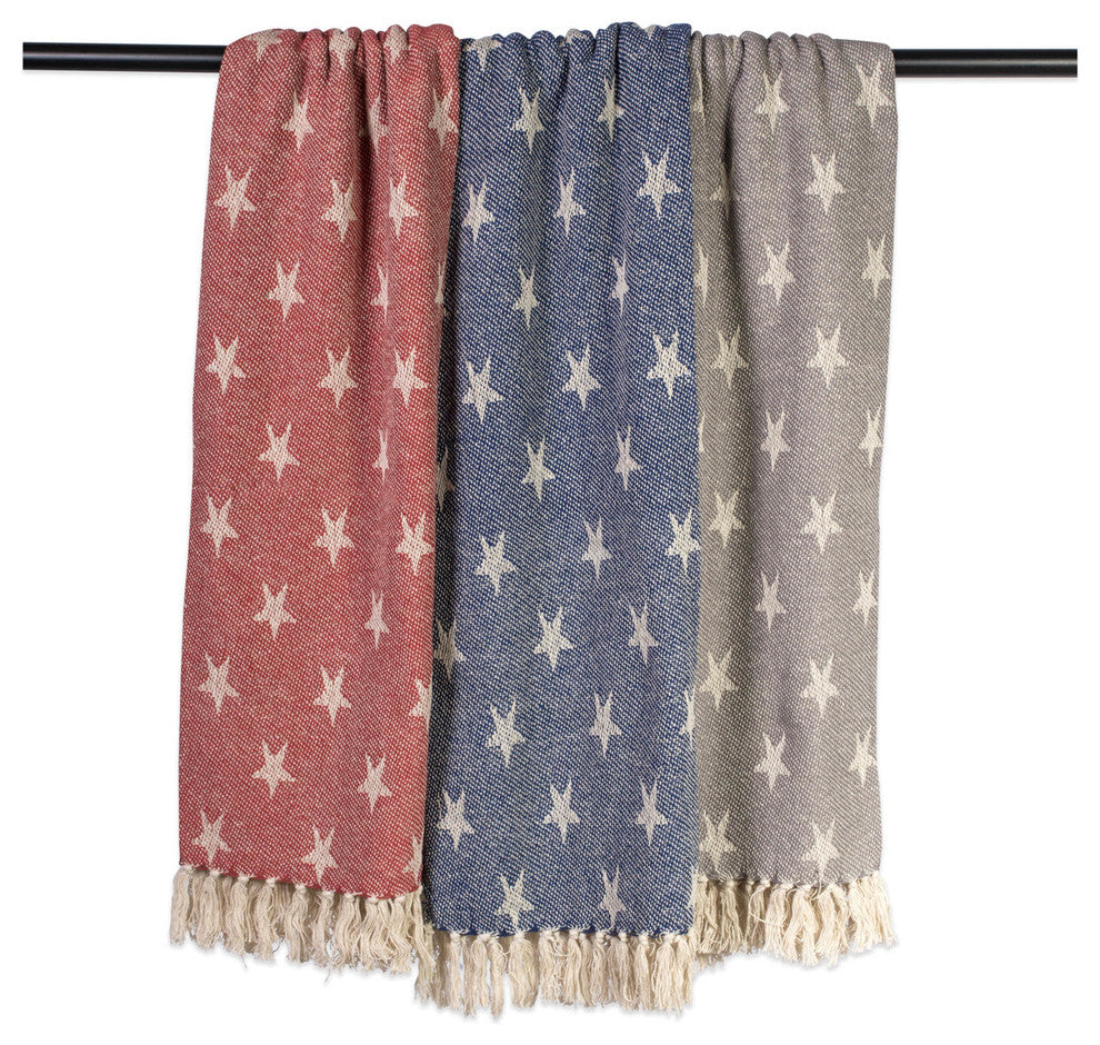Tango Red Stars Throw