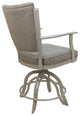 Montana Swivel Tilt Metal 30" Bar Stool or Counter 26" on A Base, Hemsath Driftwood - Beige, 30"
