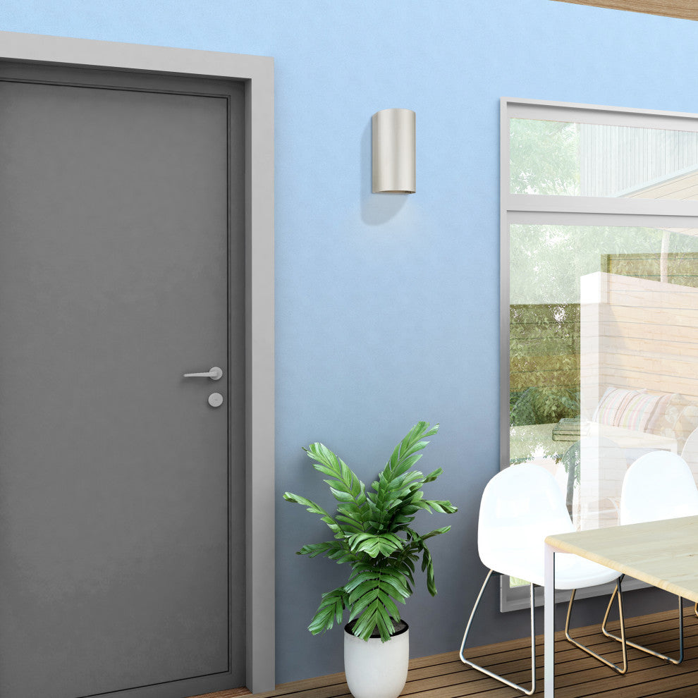 Bond 1 Light Brushed Nickel Outdoor/Indoor ADA Medium Sconce