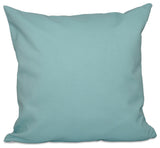 Solid Decorative Pillow, Ocean, 18"x18"