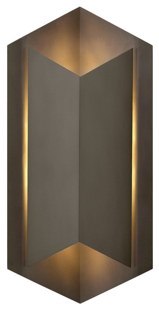 Hinkley Lex Large Wall Mount Lantern, Bronze