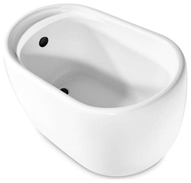51" Streamline NPT92040BL Freestanding Tub With Internal Drain