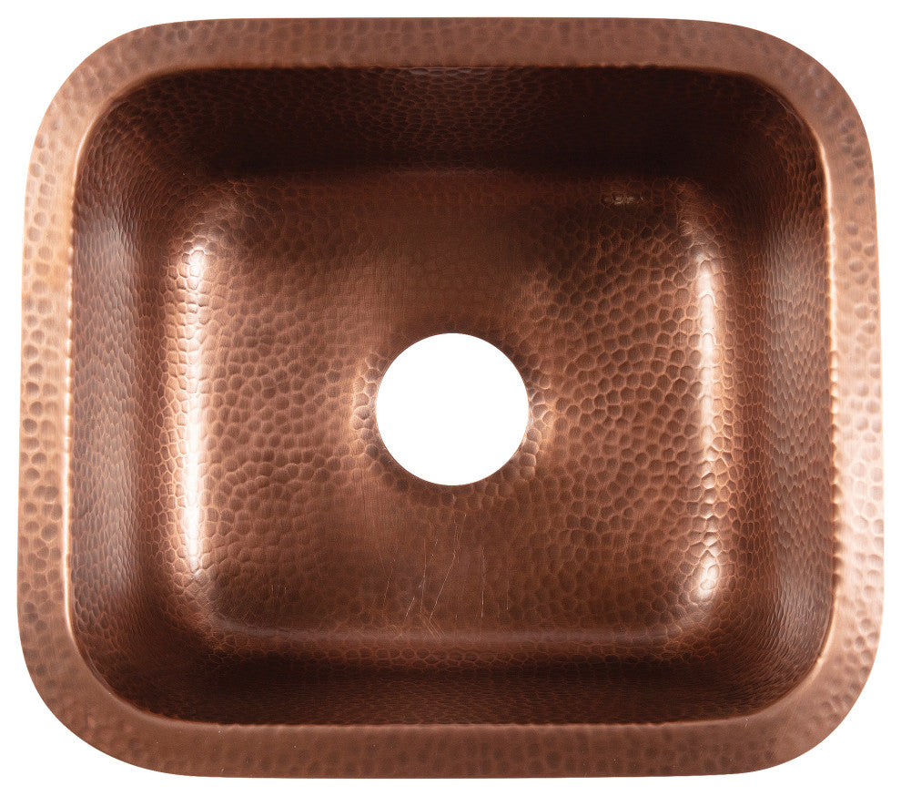 Orwell Copper 17" Single Bowl Undermount Kitchen Sink