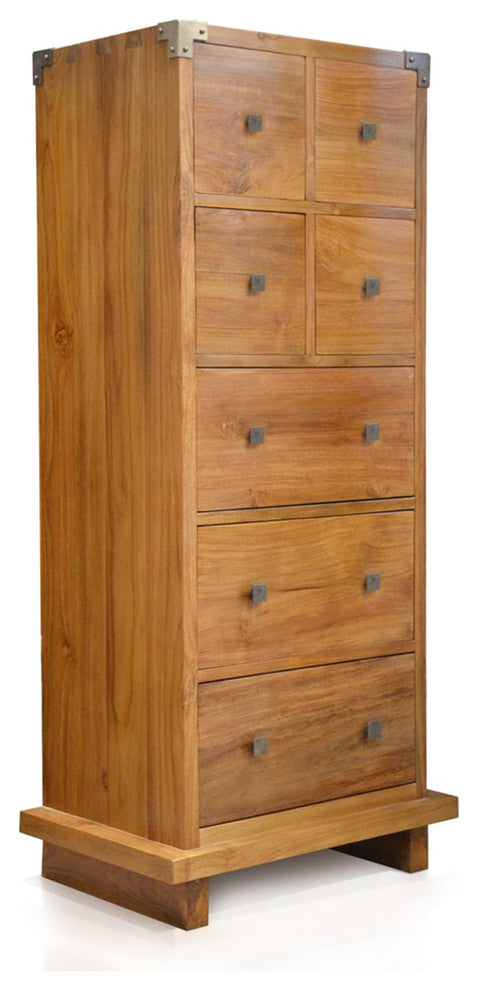 Harmonia Living Kobe 7-Drawer Tall Dresser - Danish Honey