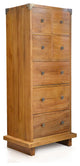 Harmonia Living Kobe 7-Drawer Tall Dresser - Danish Honey