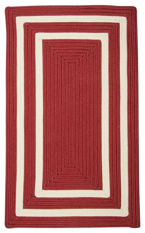Colonial Mills La Playa PY71 Sangria Indoor/Outdoor Area Rug, Rectangular 4'x6'