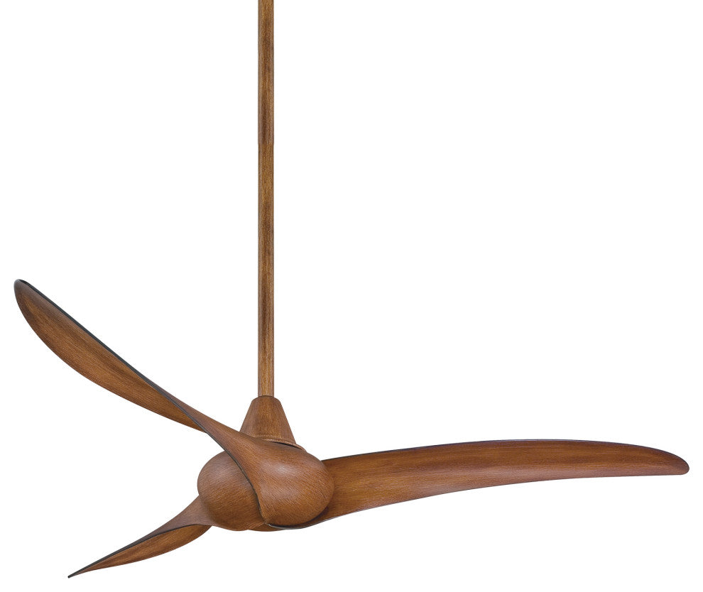MinkaAire Distressed Koa Wave 52" 3-Blade Indoor Ceiling Fan w/ Remote
