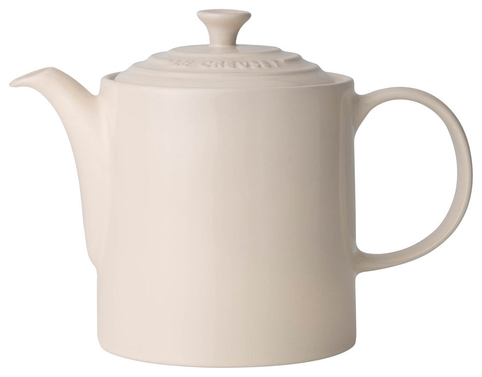 Le Creuset Stoneware Grand Teapot, 1.3 L, Almond