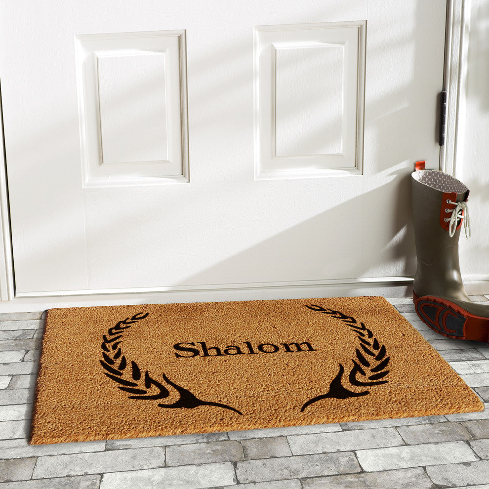 Shalom Doormat, 17"x 29", 24" X 36"
