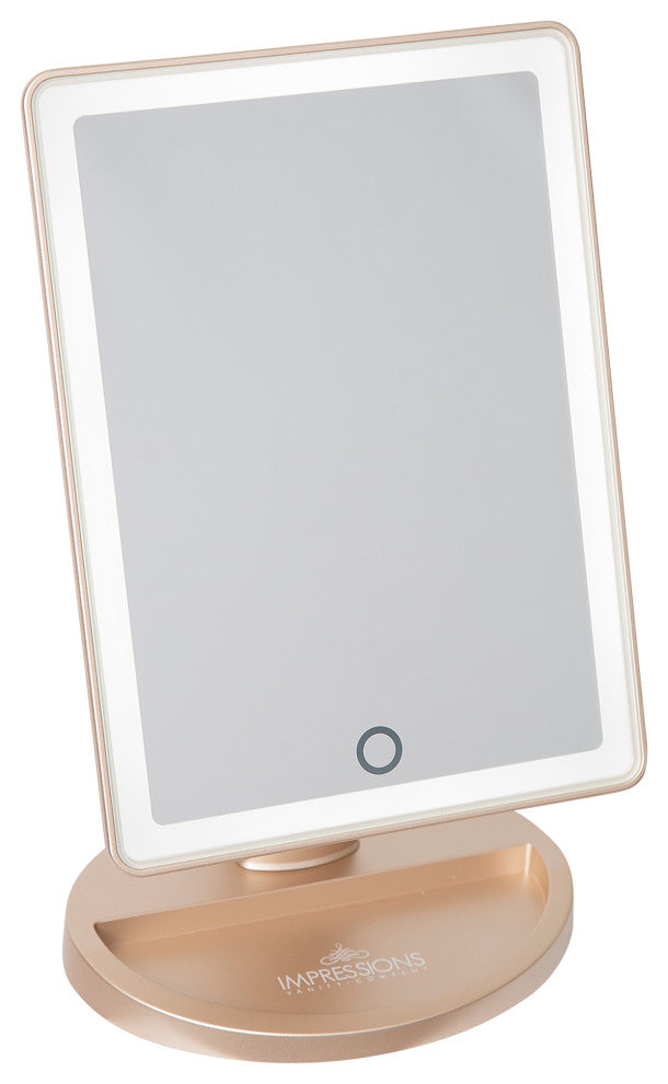 Touch Infinity Makeup Mirror, Champagne Gold