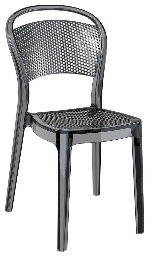 Compamia Bee Dining Chairs, Set of 2, Transparent Black