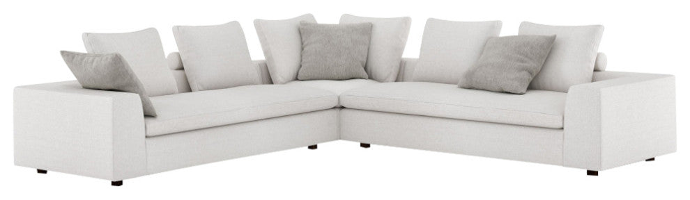 Lucerne Modular Chaise, Ashen Fabric, Ashen Fabric, Set03-3pc