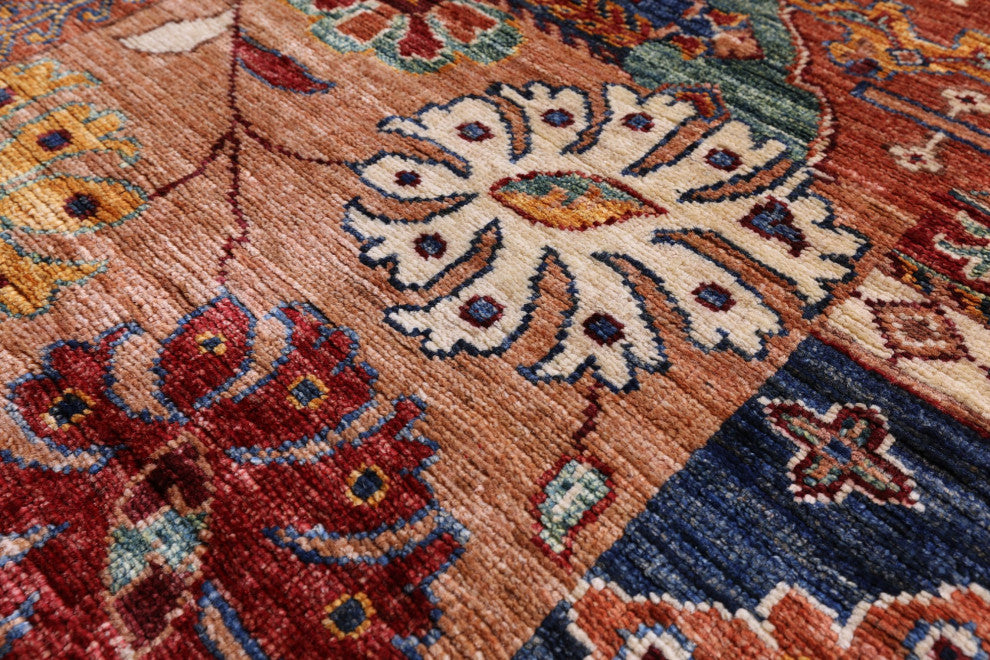 2' 10" X 4' 2" Super Kazak Handmade Wool Rug Q11248