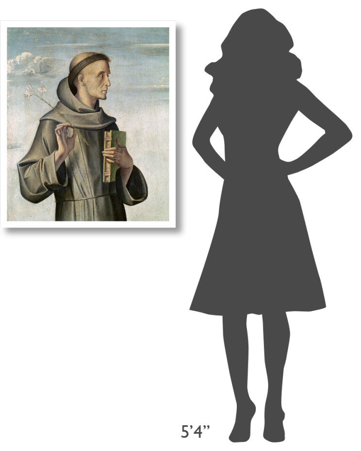 "Saint Anthony" Digital Paper Print by Antonio Vivarini, 27"x32"