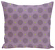 Dot Dash Geometric Print Pillow, Larkspur, 18"x18"
