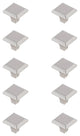 KB2012-NK-10PK Wilow 1" Square Knob Multipack, Set of 10, Brushed Nickel