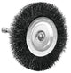 Drill Radial Wire Brush, Fine Crimped, 4"
