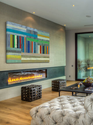 "Midnight I" Painting Print on Canvas by Julie Joy