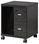 Coaster 2 Drawer CPU Stand, Black