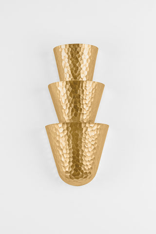 Corbett Lighting Bucharest Wall Sconce, Vintage Gold Leaf, 8.25"Dx18"H