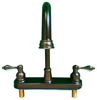 Two Handle Kitchen Faucet in Oil Rubbed Bronze Finish