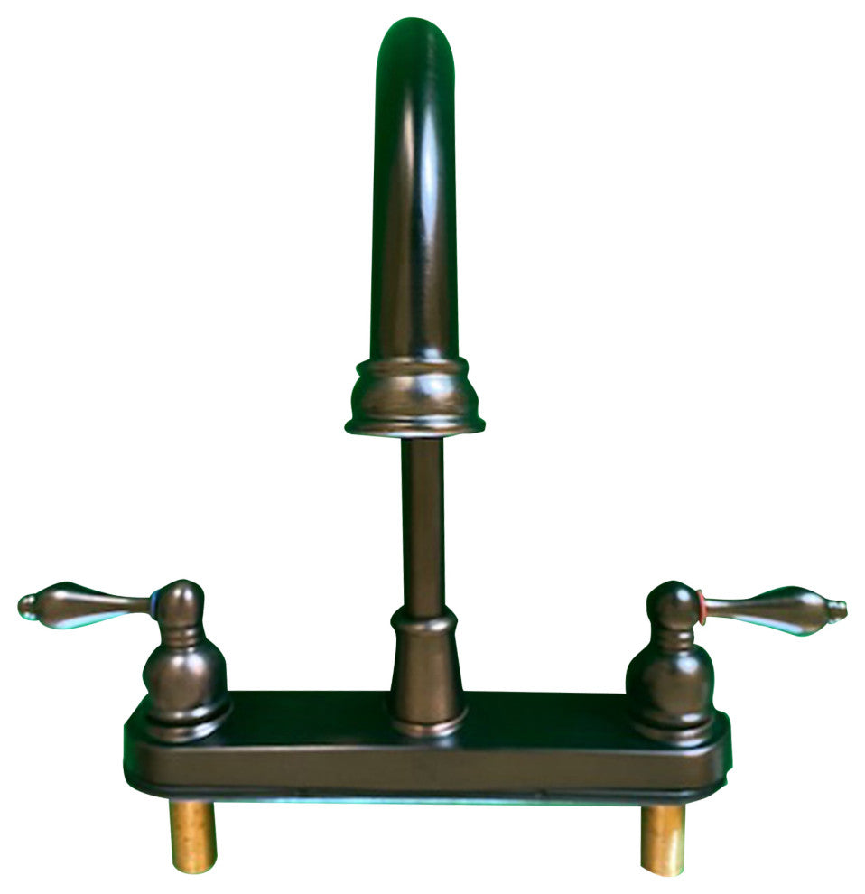 Two Handle Kitchen Faucet in Oil Rubbed Bronze Finish