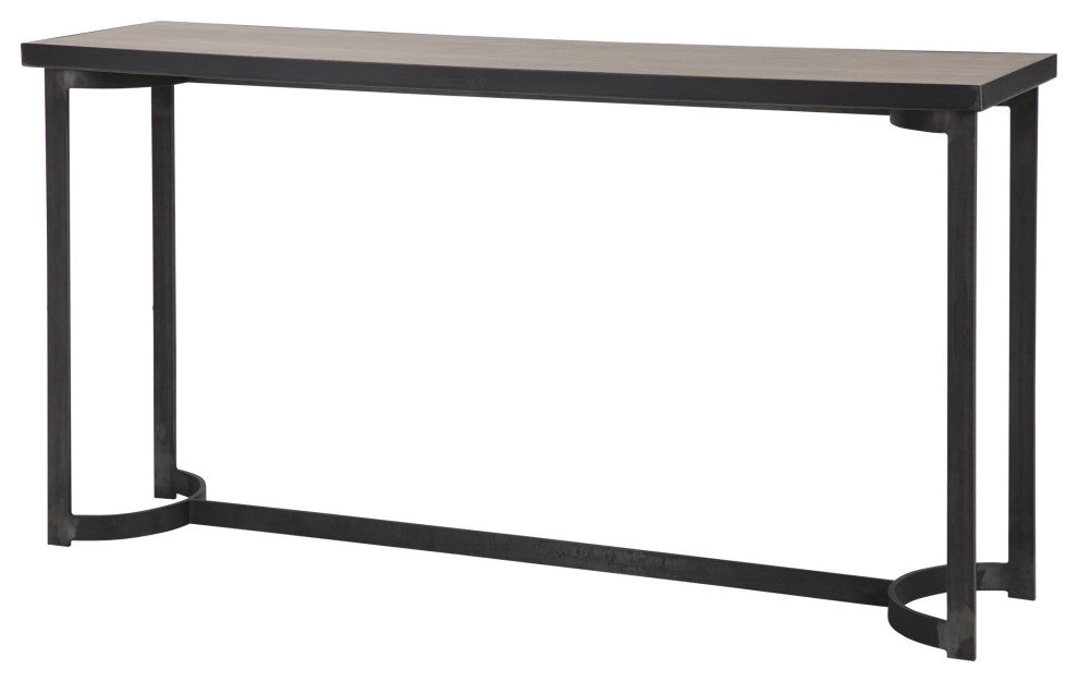 Uttermost Basuto Steel Console Table
