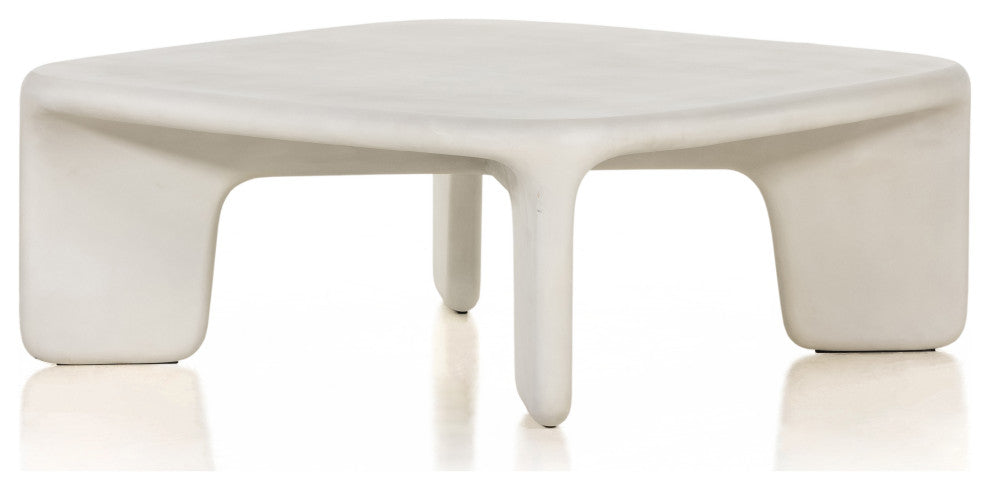 Dante Coffee Table-White Concrete