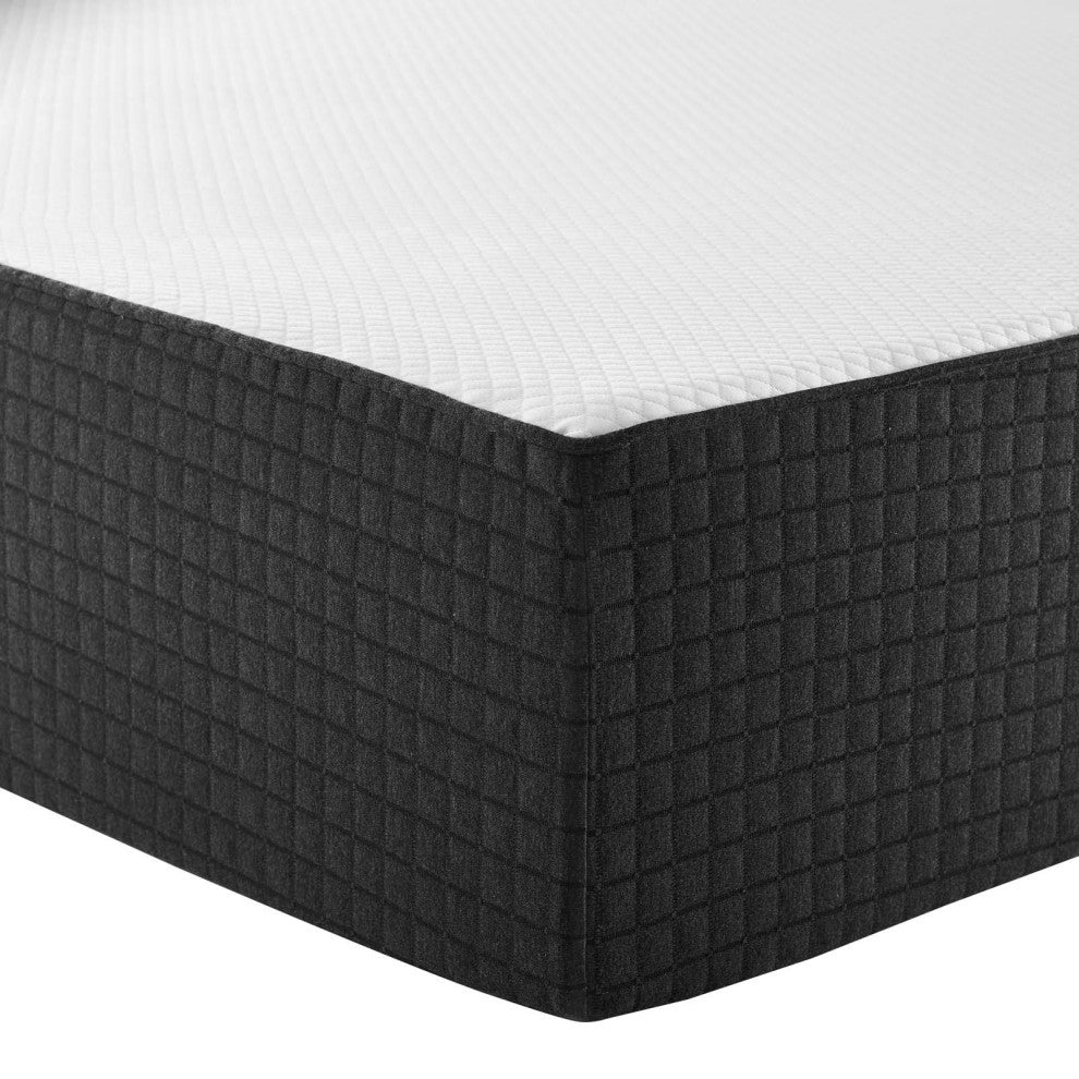 Aveline 12" Memory Foam Queen Mattress-White