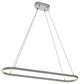 Glo 48'' LED Linear Pendant, Satin Nickel