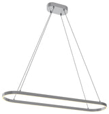 Glo 48'' LED Linear Pendant, Satin Nickel