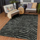 Indoor/Outdoor Mali ML1 Midnight Machine Washable 3' x 5' Rug