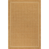 Fritz Checkered Wool Area Rug, Golden Yellow 5' x 8'