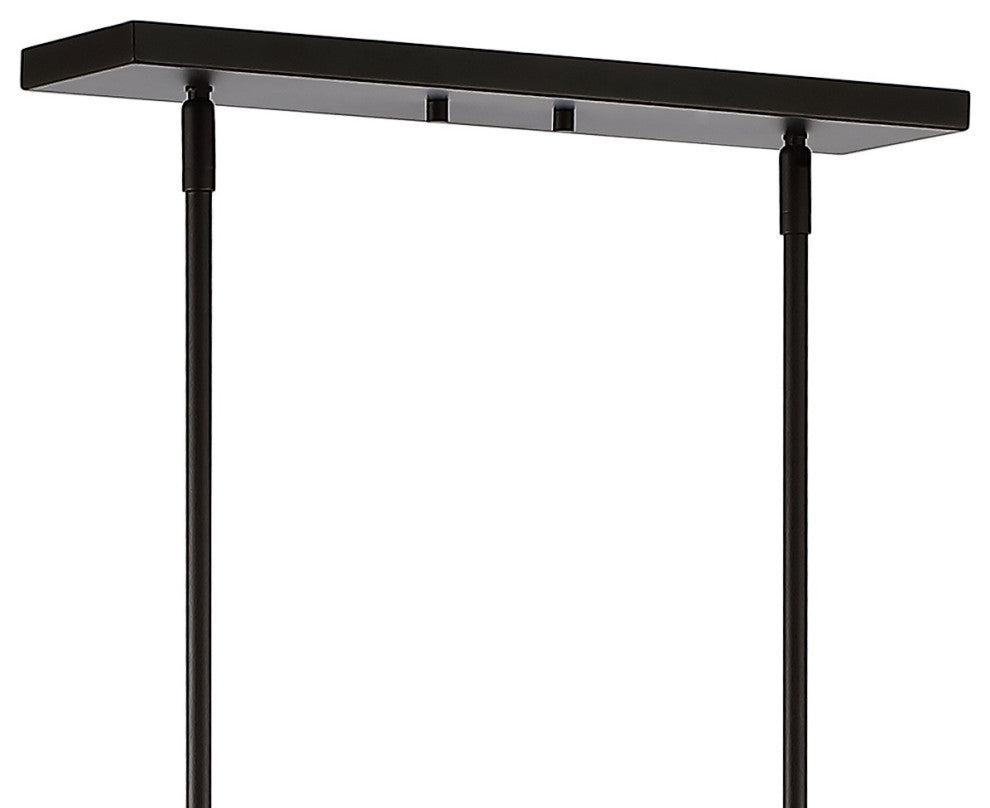 Galax 39" 8-Light Adjustable Iron Farmhouse LED Pendant, Bronze by JONATHAN Y