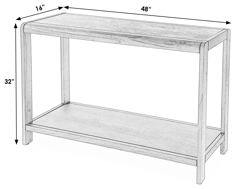 Hanover 48" Walnut Console Table