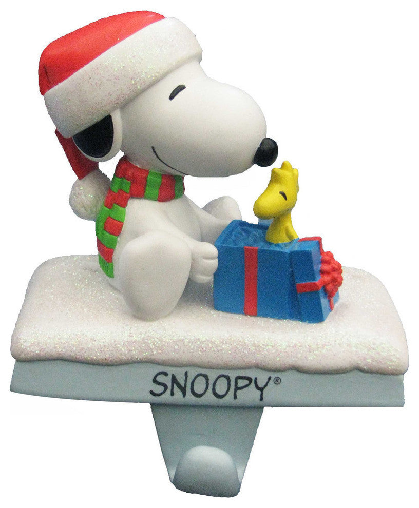 4.6" Snoopy and Woodstock Stocking Holder
