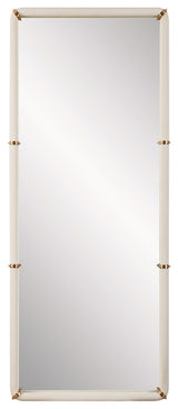 Uttermost Cyprus White Dressing Mirror