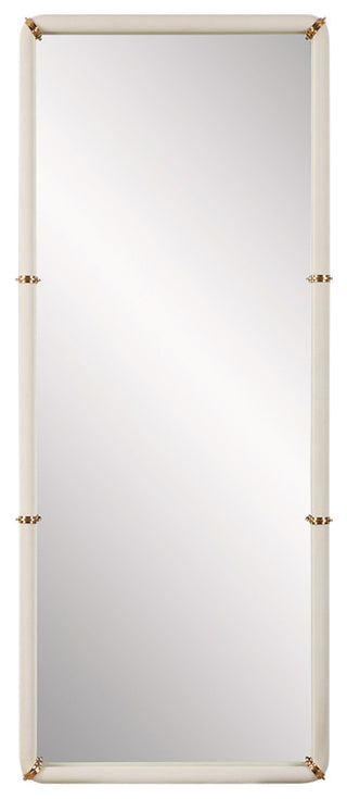 Uttermost Cyprus White Dressing Mirror