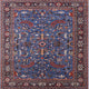 Ahgly Company Indoor Square Mid-Century Modern Area Rugs, 4' Square