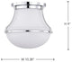 Valdora 1 Light 10" Flush Mount