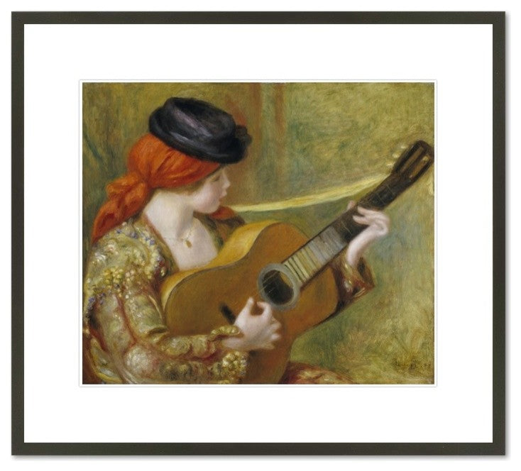 Young Spanish Woman with a Guitar (Jeune Espagnole jouant de la guitare)