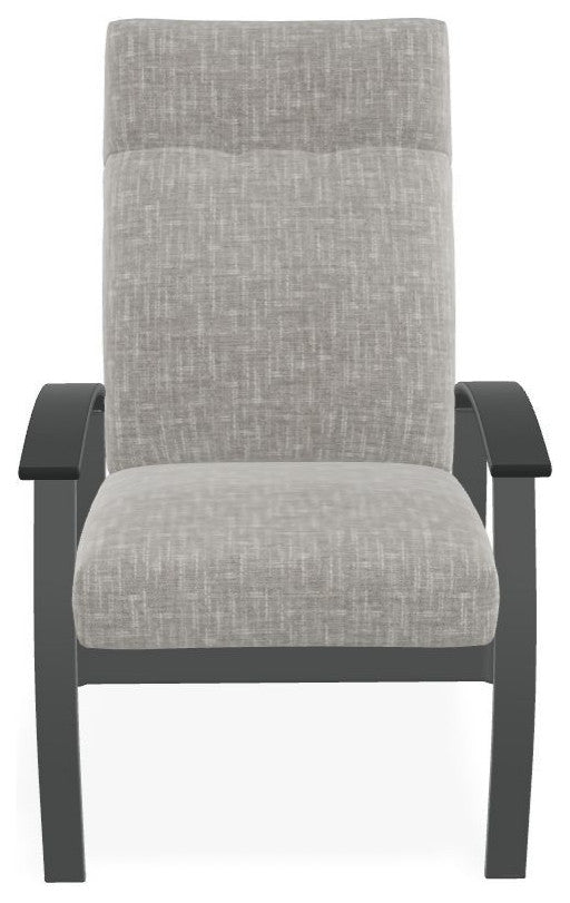 Belle Isle Cushion Outdoor Armchair, Hither Pewter/Graphite