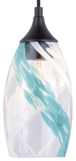 Vaxcel Lighting P0279 Milano 1 Light 5"W Pendant - Oil Rubbed Bronze