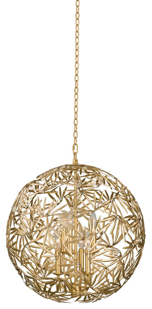 Jard" 24x26" 6-Light Natural/Organic Large Pendants by Kalco