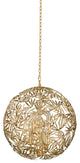 Jard" 24x26" 6-Light Natural/Organic Large Pendants by Kalco