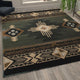 Mohave Collection Traditional Southwestern Style Area Rug, Sage, 8'' X 10''
